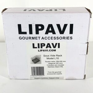 LIPAVI Sous Vide Rack Model L10 New In Box